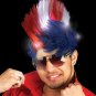 Fun Central LED Light Up Patriotic Mohawk Wig Headband for Women & Men - 4th ...