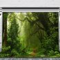 LB Jungle Forest Backdrop 7X5ft Vinyl Tropical Green Rainforest Photo Backdro...