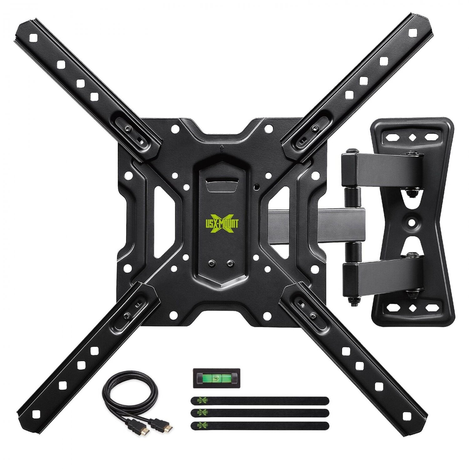 USX MOUNT Full Motion Swivel Articulating Tilt TV Wall Mount Bracket for 26-5...