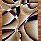 Kayra 7035BEI0507 Polypropylene Area Rug, 5' x 7', Beige 5' x 7'