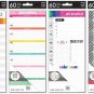 Happy Planner Classic Planner Half Sheets - Meal Planning, Budget, Focus and ...