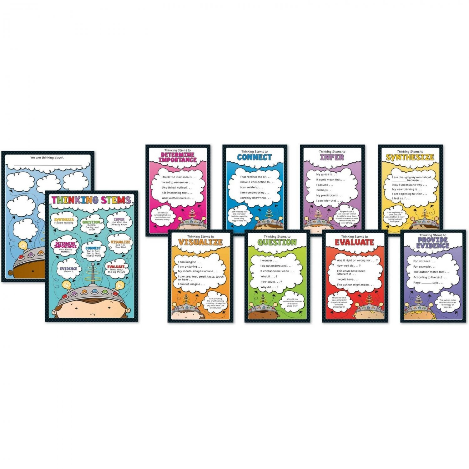 Carson Dellosa Thinking Stems Bulletin Board Set (110286) Multi