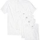 Fruit of the Loom Men's Crew-Neck T-Shirt 5-Pack Large White