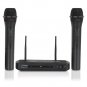 Dual Channel Wireless Microphone System - Dual Frequency Wireless Mic Receive...