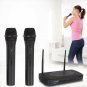 Dual Channel Wireless Microphone System - Dual Frequency Wireless Mic Receive...