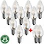 7 Watt Night Light Replacement Bulbs - 10 Pack + 2 Free, Salt Lamps & NightLi...