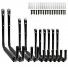 CoolYeah Garage and Garden Storage Utility Hooks with Jumbo Arm, 3 Sizes (Pac...