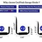 CoolYeah Garage and Garden Storage Utility Hooks with Jumbo Arm, 3 Sizes (Pac...