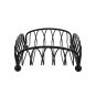 Spectrum Diversified Twist Flat Napkin Holder, Black