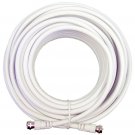 weBoost 30' White RG6 Low Loss Coax Cable - Retail Packaging