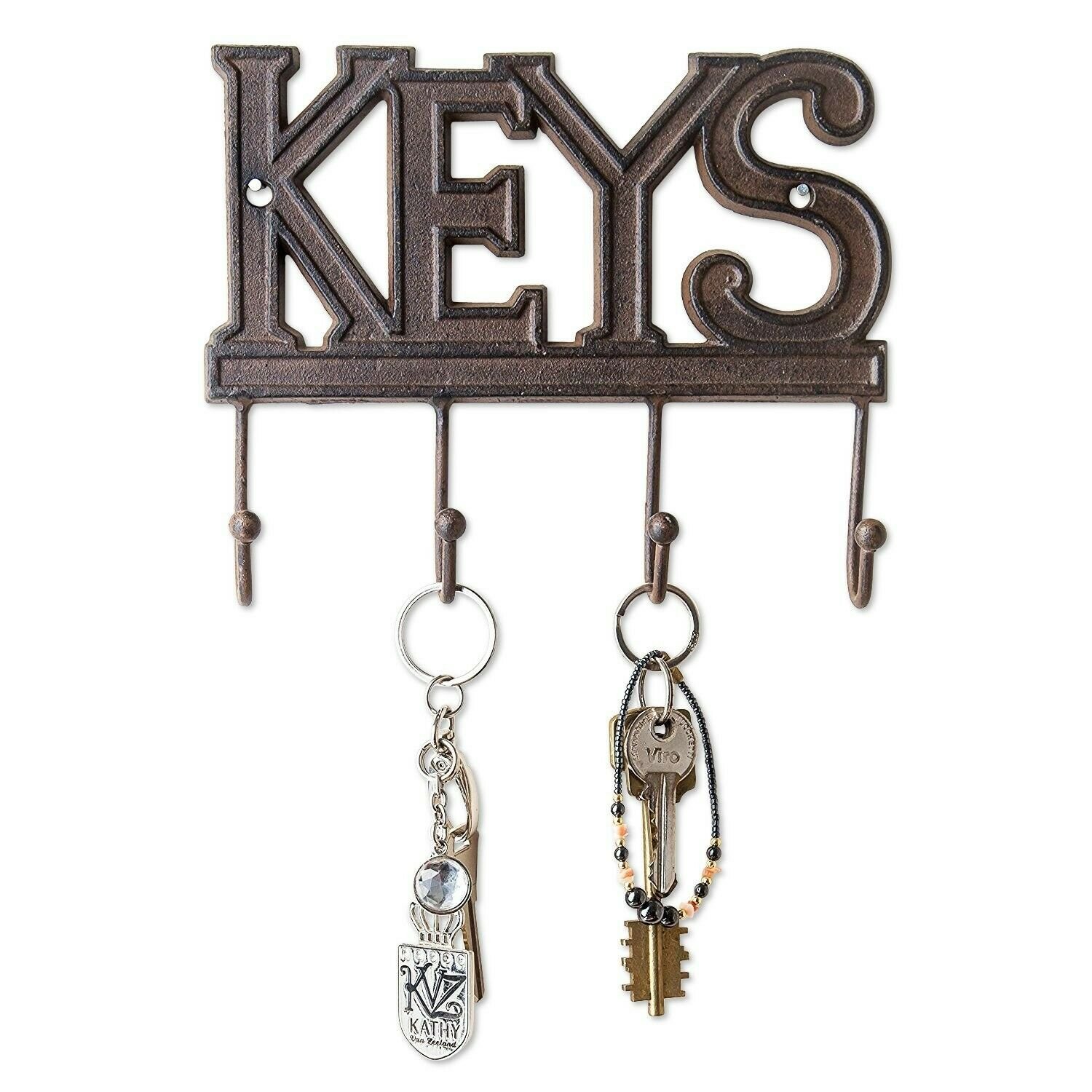 Comfify Key Holder - Keys - Wall Mounted Key Hook - Rustic Western Cast Iron ...