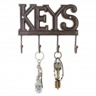 Comfify Key Holder - Keys - Wall Mounted Key Hook - Rustic Western Cast Iron ...