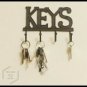 Comfify Key Holder - Keys - Wall Mounted Key Hook - Rustic Western Cast Iron ...