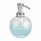 InterDesign York Glass Soap Dispenser Pump for Body Moisturizer, Liquid Hand ...