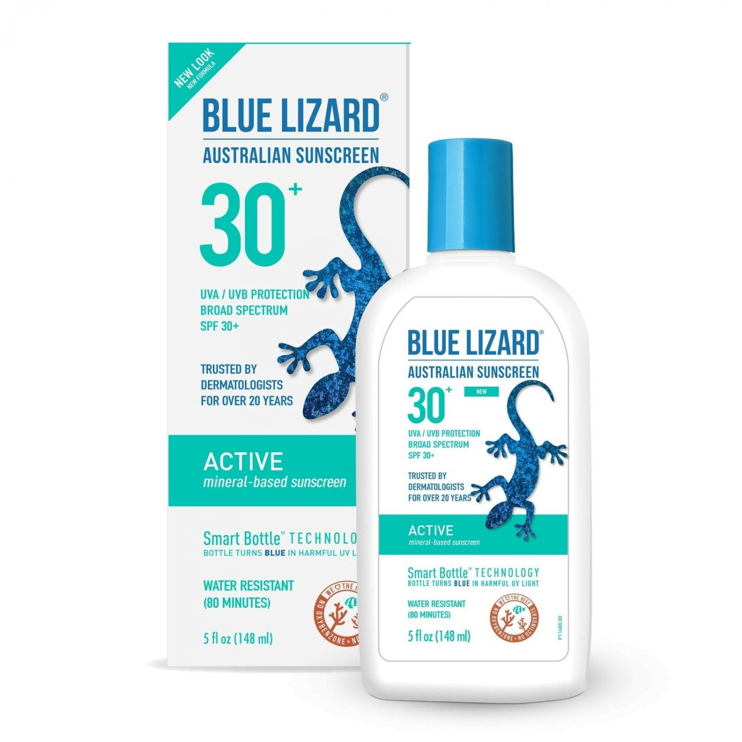 Blue Lizard Australian Sunscreen - Active Sunscreen, SPF 30+ Broad Spectrum U...