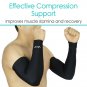 Vive Basketball Sleeve (Pair) - Long Arm Compression Elbow Support Wrap- UV S...