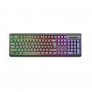 iMicro KB-US9821C Rainbow Backlit Wired USB Keyboard Pack of 1