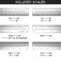 Equilibrium Architects Scale - 12 Inch Triangular Aluminum Drafting Scale Rul...