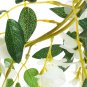 Felice Arts 2 Pcs Artificial Flowers 6.6ft/Piece Silk Wisteria Ivy Vine Green...