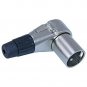 Pack of 10 Clockable Right Angle XLR Connector: Male, 7 positions