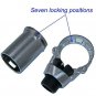 Pack of 10 Clockable Right Angle XLR Connector: Male, 7 positions