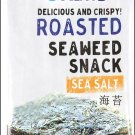 Kim's Roasted Seaweed (Nori) Snacks, Sea Salt (16 packs). USA version
