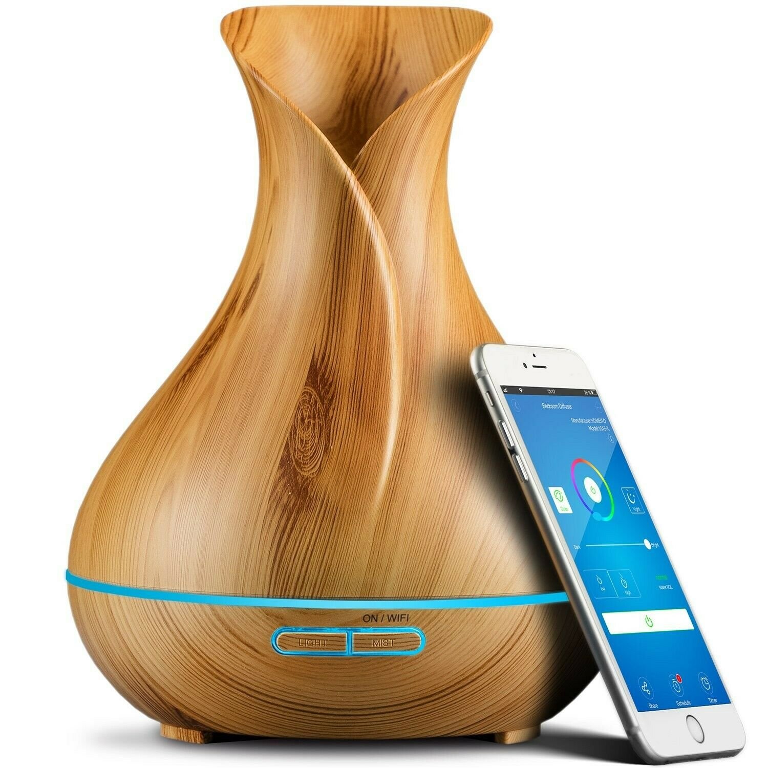 Smart Wifi Wireless Essential Oil Aromatherapy Diffuser - Works With Alexa & ...