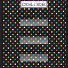 Teacher Created Resources Chalkboard Brights 10 Pocket File Storage Pocket Ch...