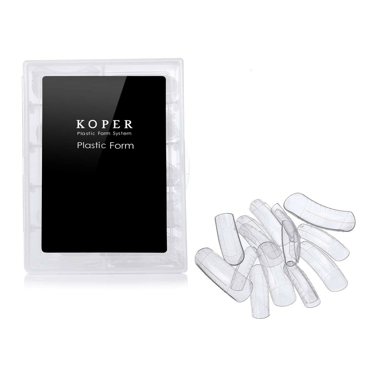 Shuxy 120PCs False Nail Mold Full Cover Clear Dual Forms Nail System UV Gel A...