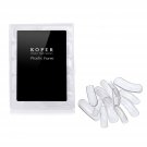 Shuxy 120PCs False Nail Mold Full Cover Clear Dual Forms Nail System UV Gel A...