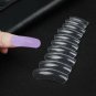 Shuxy 120PCs False Nail Mold Full Cover Clear Dual Forms Nail System UV Gel A...