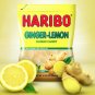 Haribo Gummi Candy, Ginger-Lemon, 4 oz. Bag (Pack of 12) Ginger Lemon