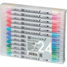 Kuretake Zig Twin Tip Marker Clean Color f, 24 Color Set (TCS-6000T/24V)