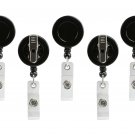 Retractable Badge Holder ID Card Holder Reel with SWIVEL-BACK Alligator Clip ...