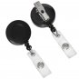 Retractable Badge Holder ID Card Holder Reel with SWIVEL-BACK Alligator Clip ...