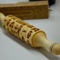 Star wars Rolling Pin Embossing wood engraved gift idea for Baking and Cookie...