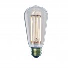 Bulbrite 776667 Dimmable LED ST18 Light Bulb, 60 Watt Equivalent, Clear