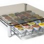 Fevo Design Deluxe Glass Coffee Pods K-Cup Holders, Counter Space Organizer f...