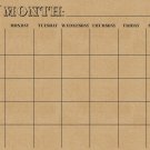 Wall Pops WPE0980 Kraft Monthly Calendar