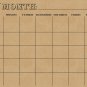 Wall Pops WPE0980 Kraft Monthly Calendar