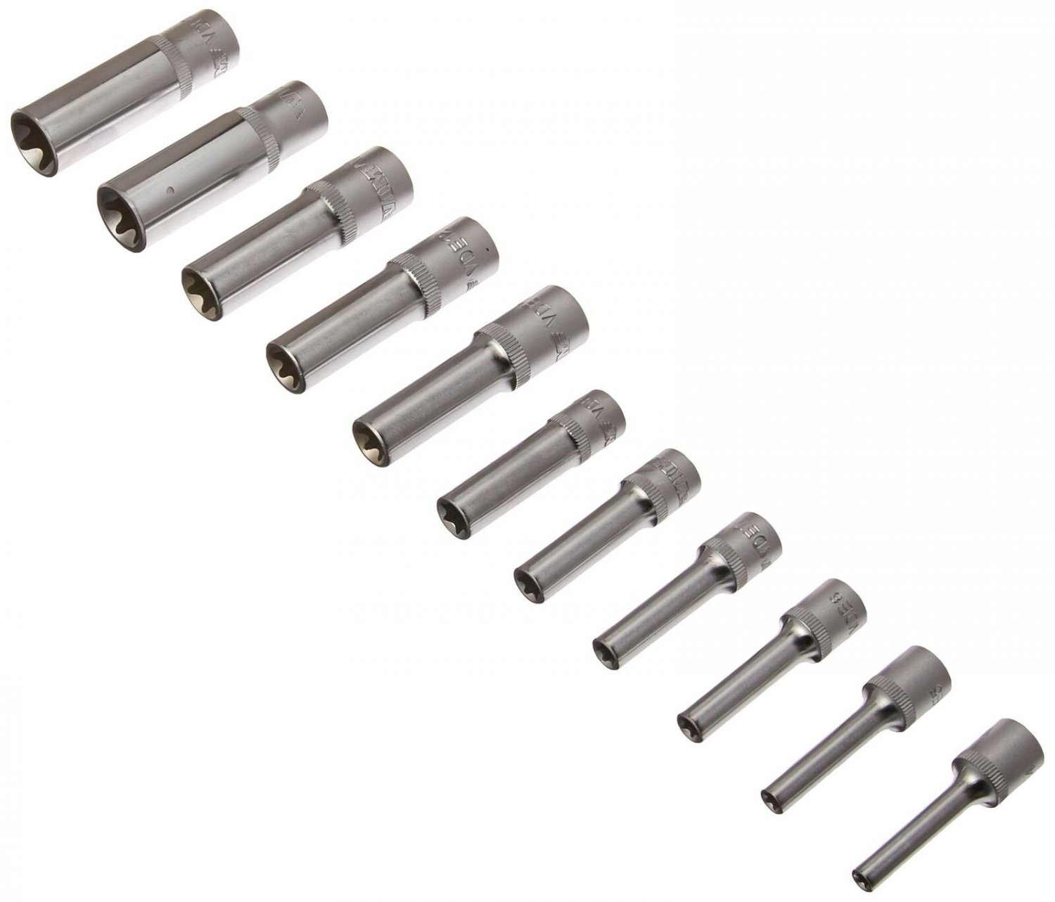 Vim Tools VDE418 11-Piece Deep Torx Socket Set