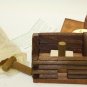 Small LOG Cabin Incense Burner 2.5"x3.5" Comes with 10 Balsam Fir Logs Paine's