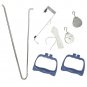 DMI Shoulder Pulley for Physical Therapy, Over The Door Pulley, White