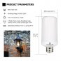 Hansang LED Flame Effect Light Bulb,E26 Standard Base,4 Modes Flickering Fire...