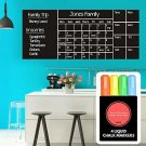 Wall Calendar Chalkboard Dry Erase Calendar (X Large 53”x 22”) Monthly, Weekl...