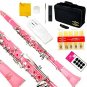 Glory B Flat Clarinet with Second Barrel, 11reeds,8 Pads Cushions,case,careki...