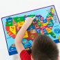 UNCLE WU United State Map Learning Placemats -Educational Kids Placemats