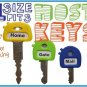 Key Caps Tags - Stretchy All-in-One Key Cover & Tags - ONE Size FITS Most Key...