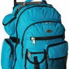 Everest Deluxe Wheeled Backpack, Turquoise, One Size