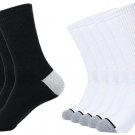 Enerwear 10P Pack Men's Cotton Moisture Wicking Extra Heavy Cushion Crew Socks